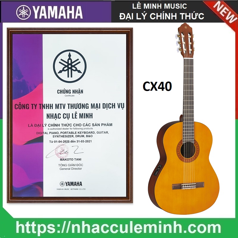 Đàn Guitar Classic Yamaha CX40 - Chính Hãng (Bảo Hành Toàn Quốc)