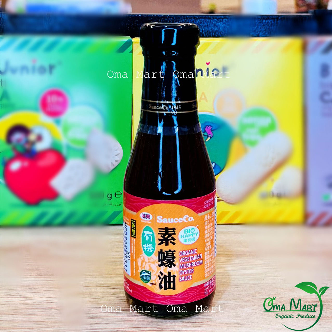 Dầu hào nấm chay hữu cơ Sauceco 155ml