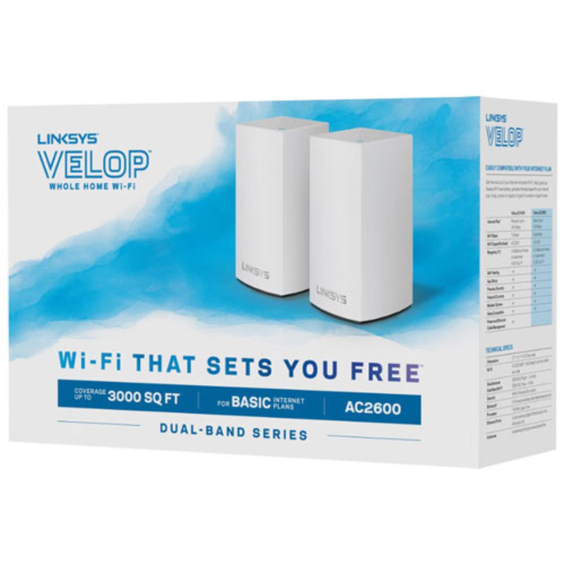 Hệ thống Wi-Fi Mesh LINKSYS Velop WHW0102