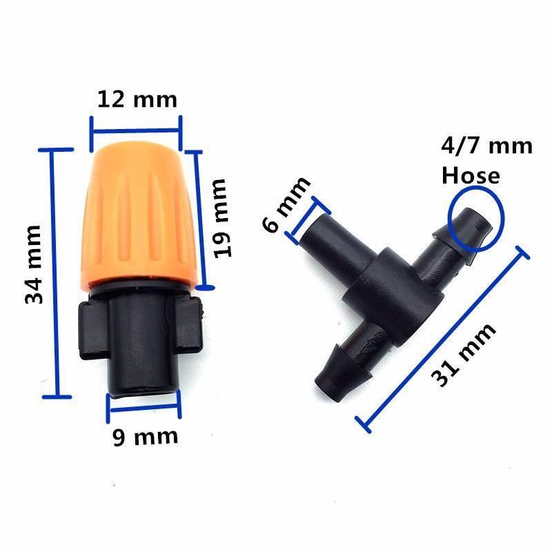 Hệ Thống Tưới tự Động Béc Phun Sương Cam Tưới Cây