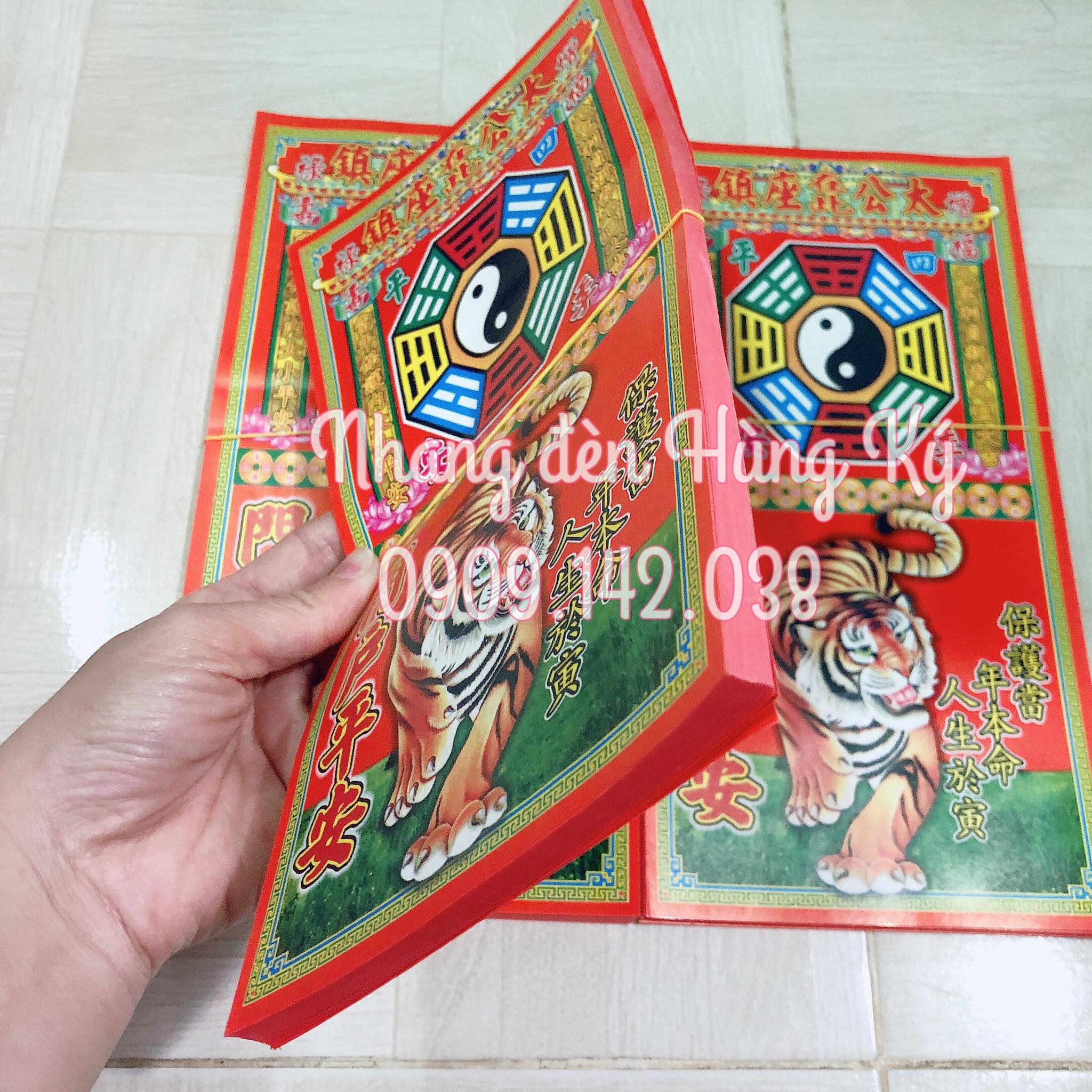 Giấy cúng _ giấy ông hổ set 10 tờ