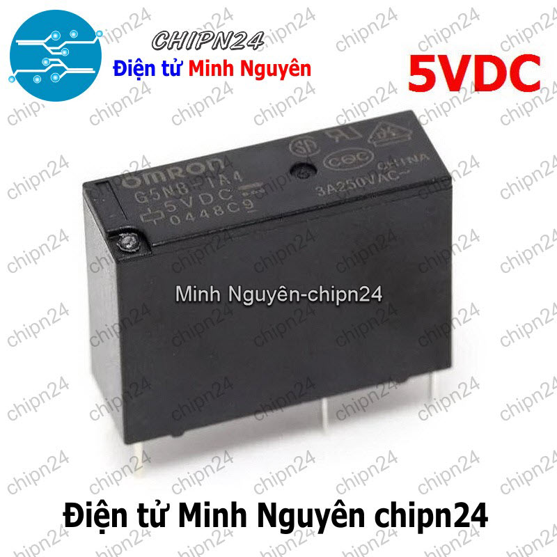 [1 con] (F202.7) Relay Omron G5NB-1A-E 24VDC (4 Chân) - HH003136
