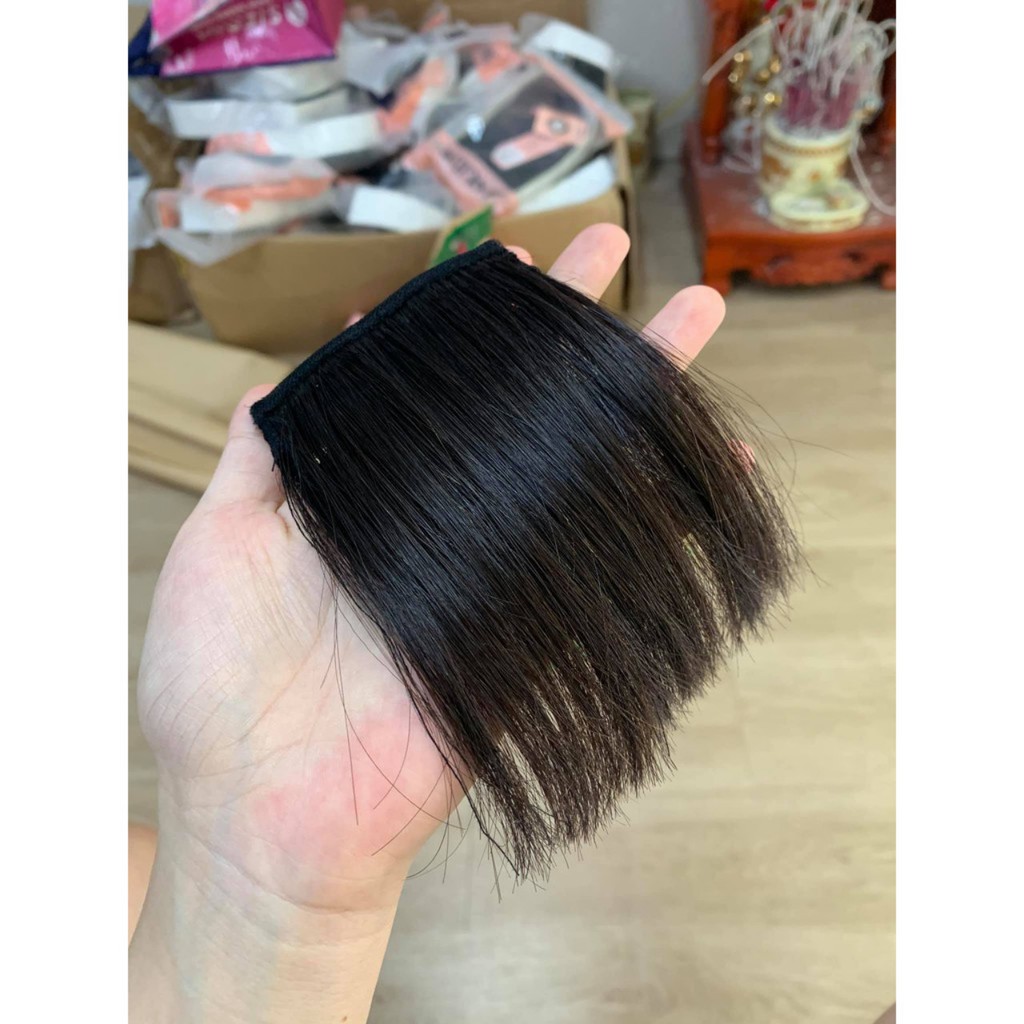 TÓC GIẢ KẸP PHỒNG CHÂN TÓC 10CM