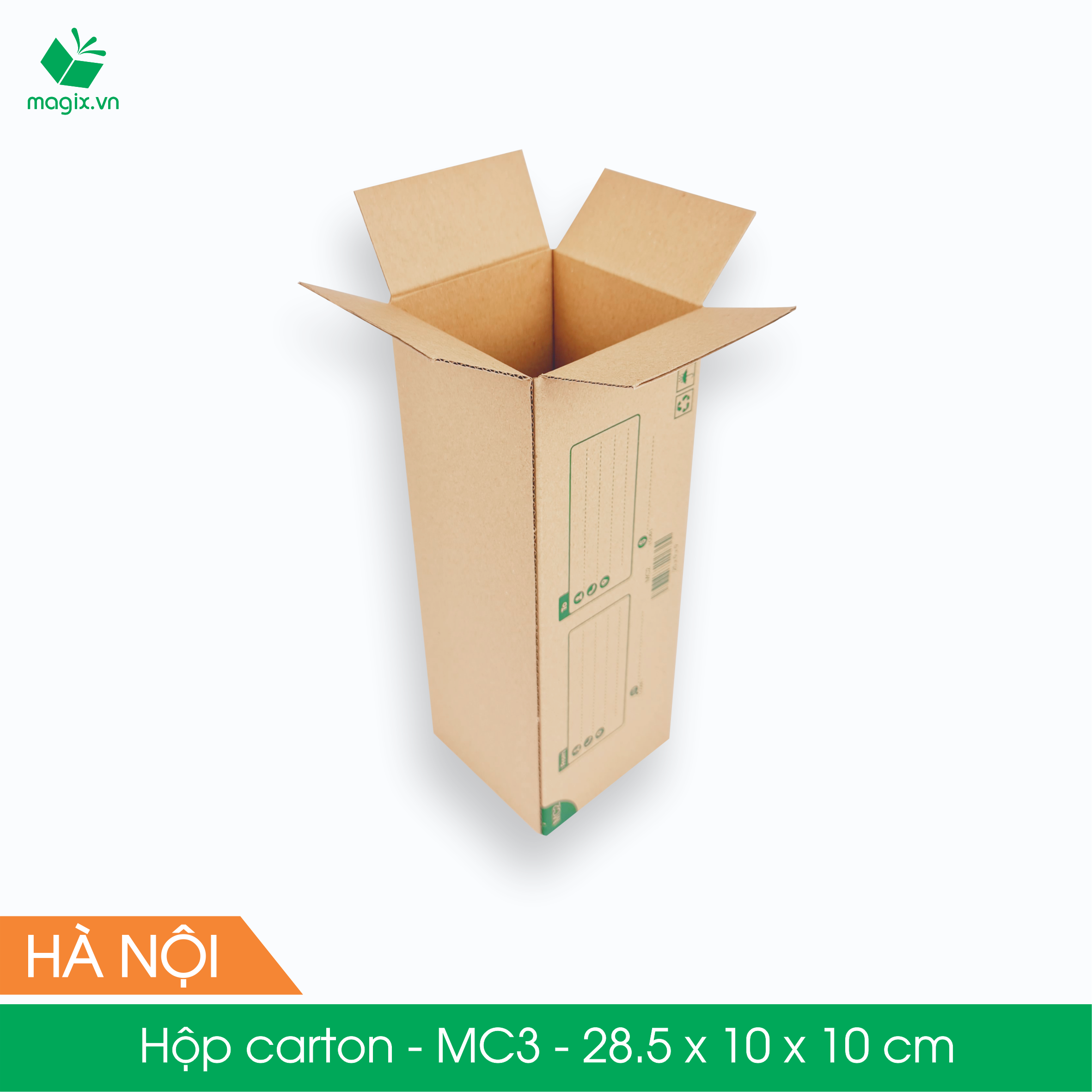MC3 - 28.5x10x10 cm - 100 Thùng hộp carton