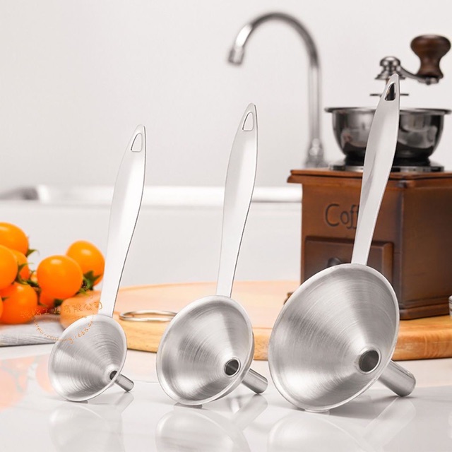 Bộ 3 Phễu Inox 3 Cỡ
