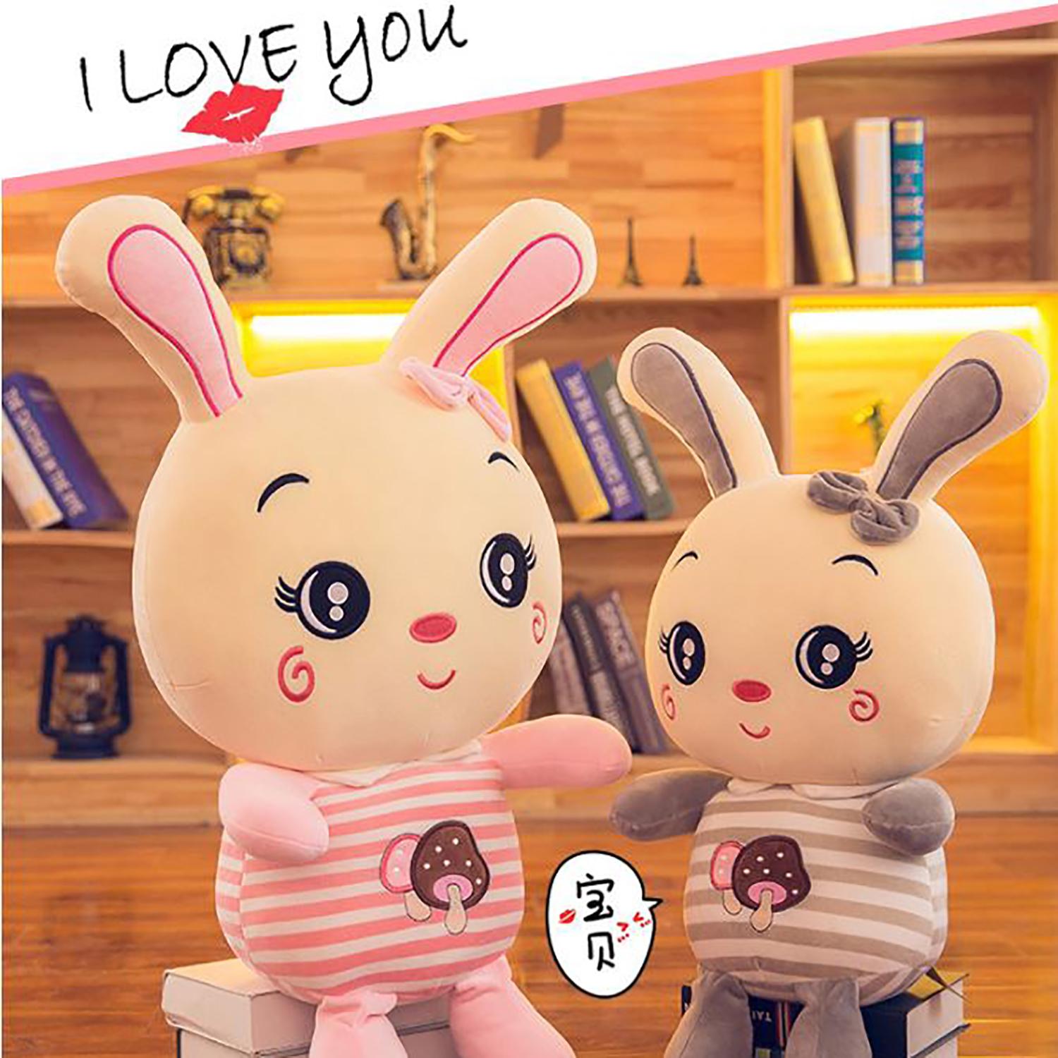 Gấu bông thỏ xám đáng yêu 25cm