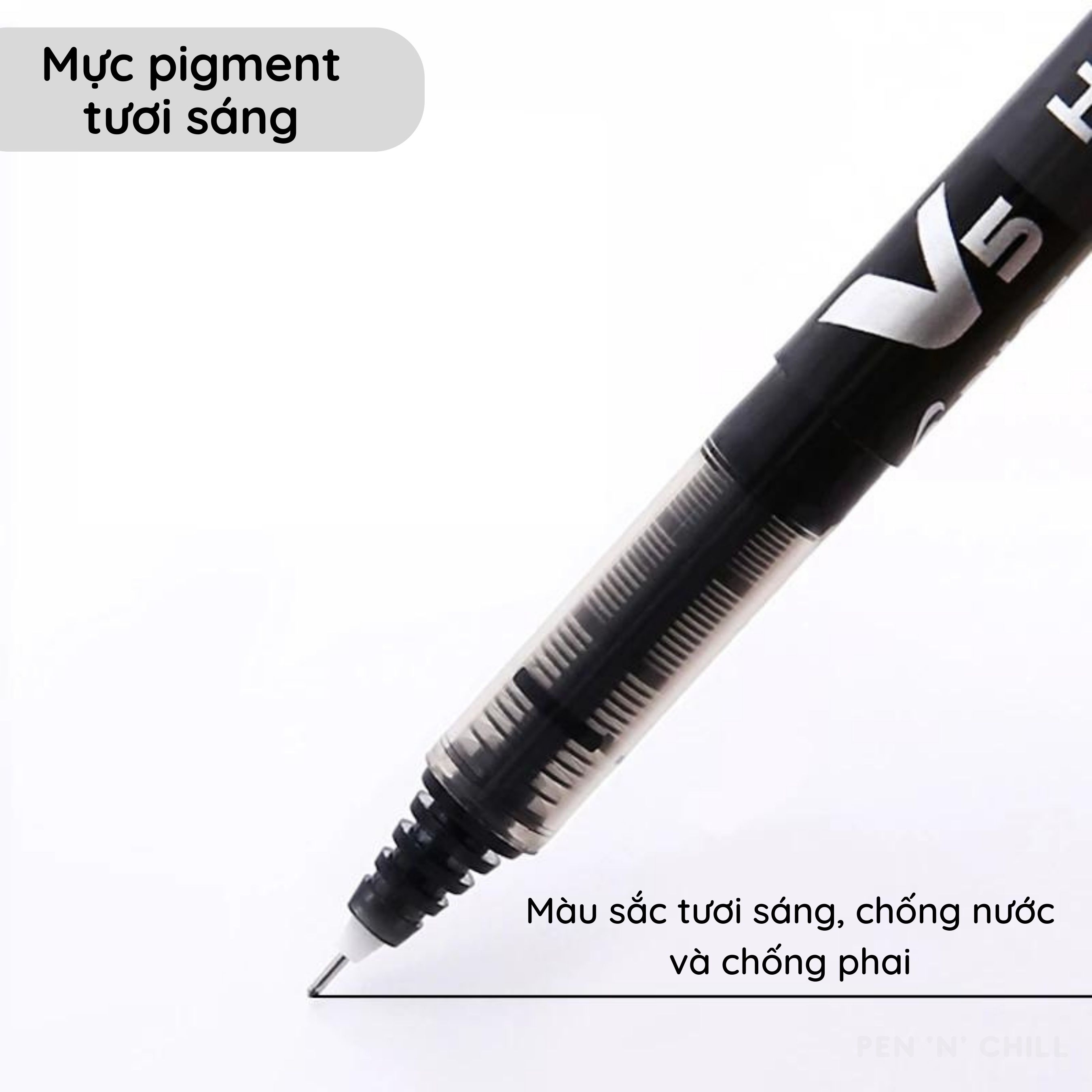 Bút nước Pilot Hi-Techpoint V5/V7 - Cỡ ngòi 0.5mm/0.7mm