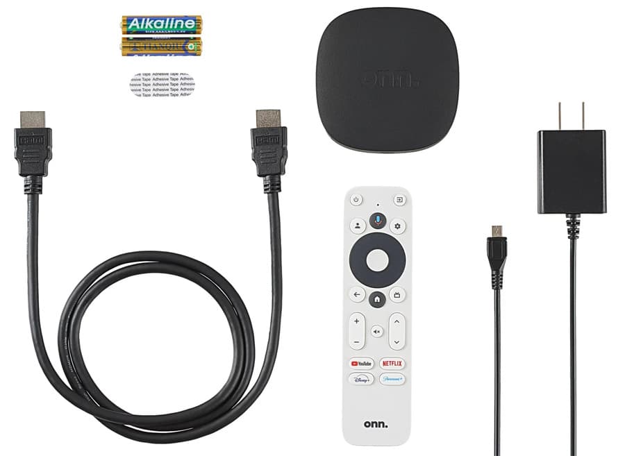 Android Tivi Box Onn Android Box TV Android 12 4K UHD HDR Google Cast Chrome Cast Netflix