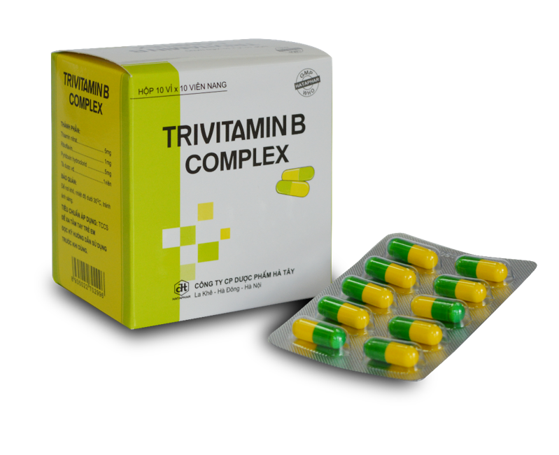 Viên uống Trivitamin B-Complex Hộp 100 viên