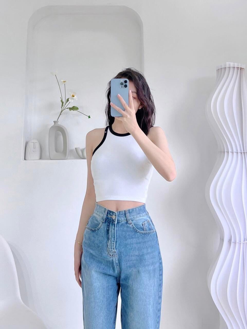 💥Áo Croptop BA LỖ PHỐI VIỀN Basic Trơn💥 Nữ Thun Gân Kiểu Ôm Body💥Nhiều màu sắc kiểu dáng thể thao trẻ trung năng động💥💥💥
