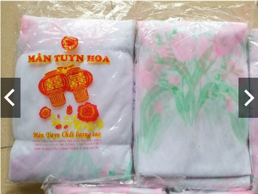 Mùng Tuyn, Màn Tuyn Hoa Loại Dày Đủ Kích Thước