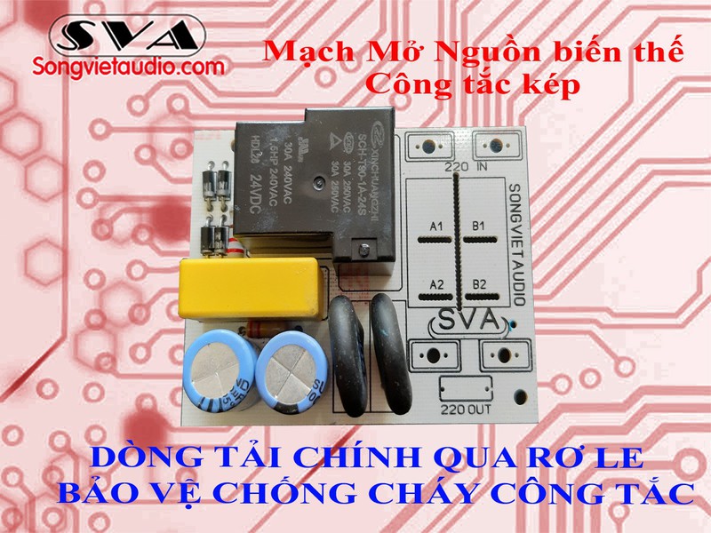 MẠCH KHỞI ĐỘNG CÔNG TẮC KÉP - 1 MẠCH