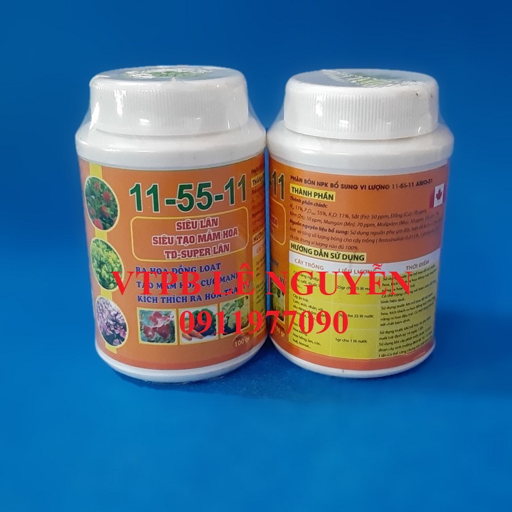 Siêu Lân 11-55-11 Phần Lan và CANADA 100gr