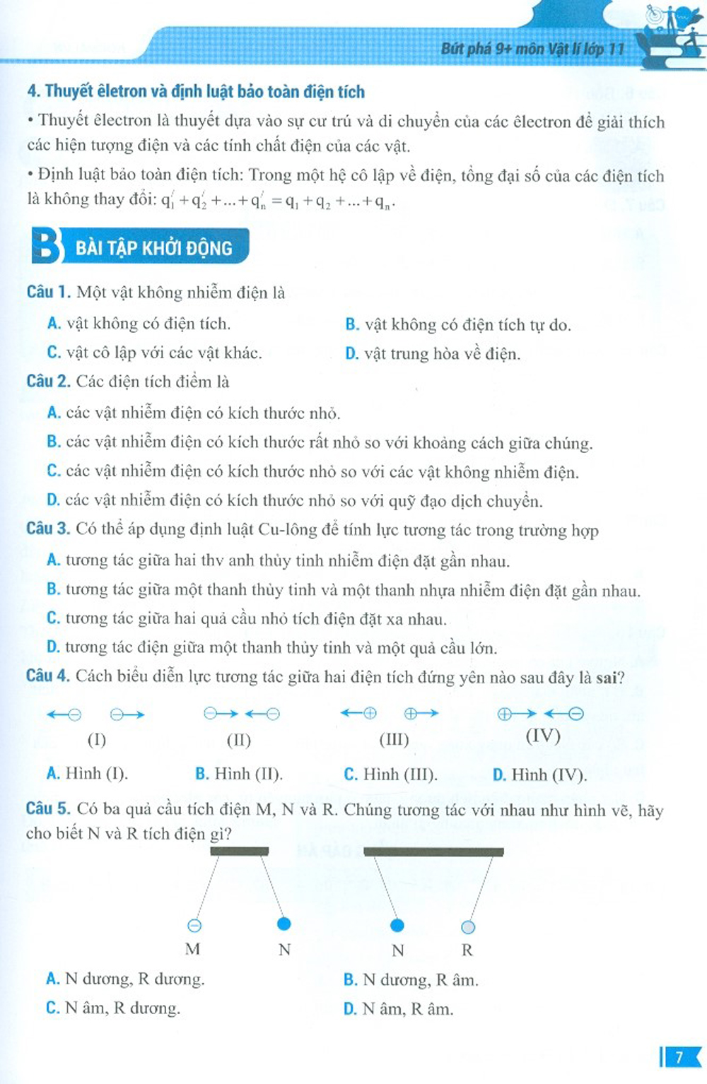 Bứt Phá 9+ Lớp 11 Môn Vật Lí