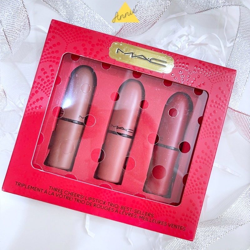 Set 3 son MAC fullsize 3g: Mehr, Whirl, Ruby Woo