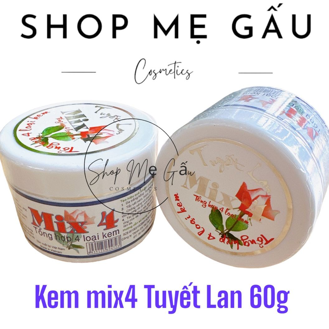 KEm mix 4 tuyết lan chính hãng 60g