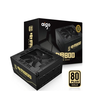 Aigo Rated 800W Full Module 80 Plus Gold ATX PFC Power Supply Units for PC thumbnail