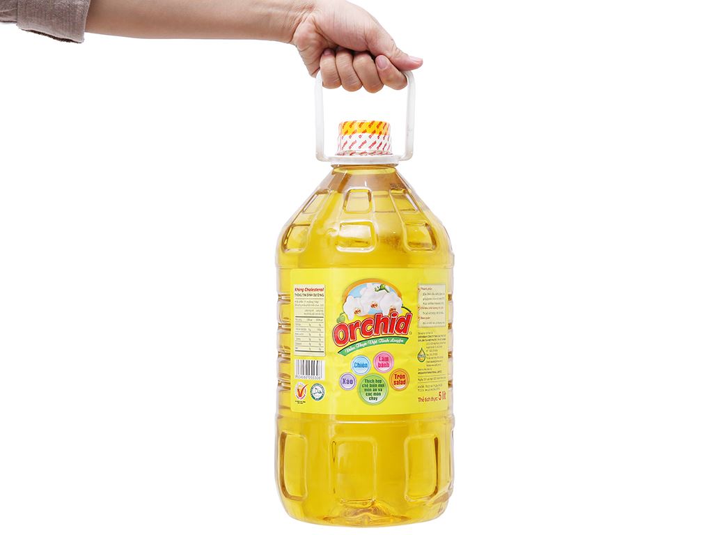 Dầu ăn Orchid can 5 lít