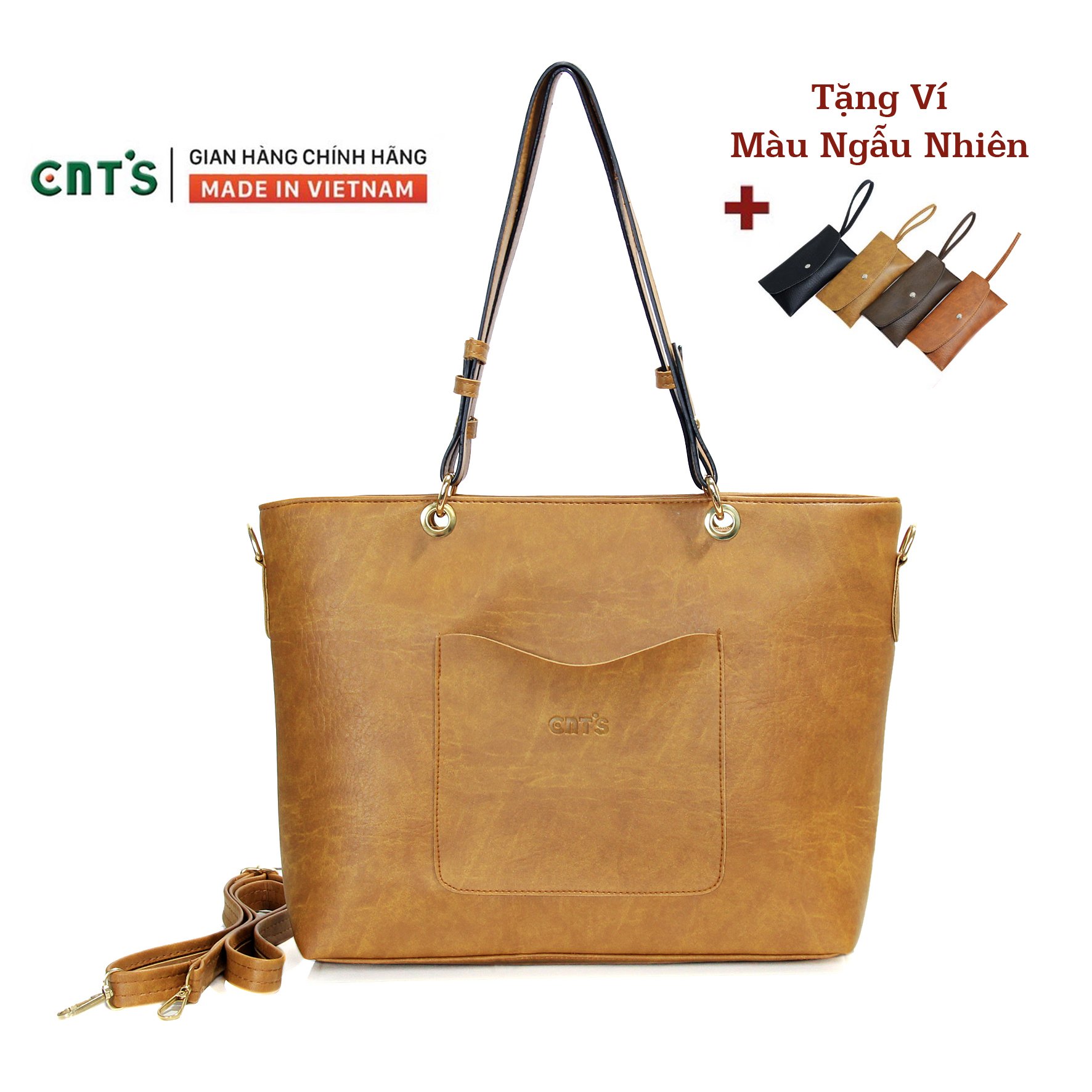 Túi xách nữ thời trang CNT TX42 cao cấp (Kèm ví)