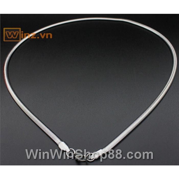 Dây chuyền inox nam sợi mì DC165