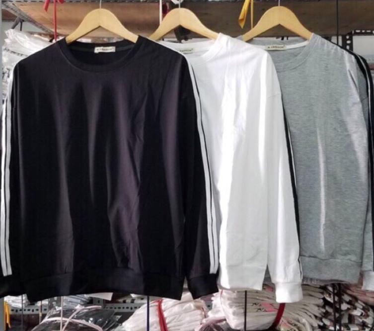 ÁO NỈ SWEATER 2 SỌC HOT HIT