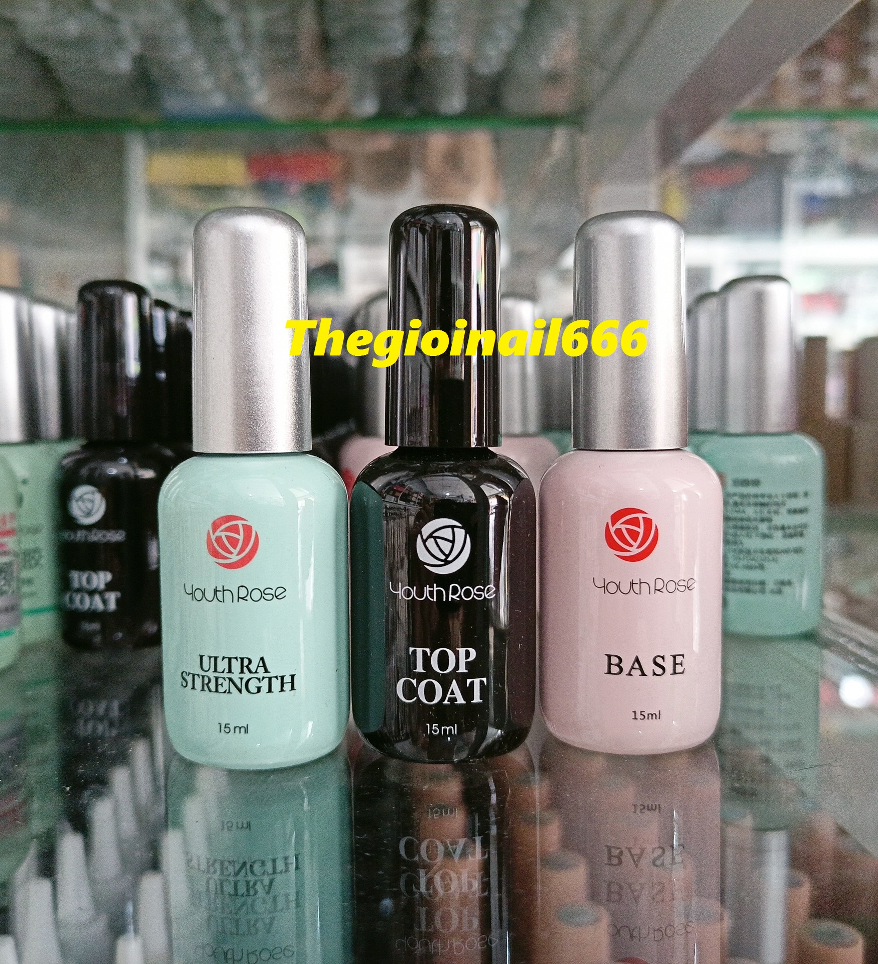 Base - Top - Cứng Móng sơn gel hiệu Rose hàng xuất