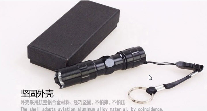 [HCM]Đèn Pin Mini Bút Móc Khóa Cao cấp