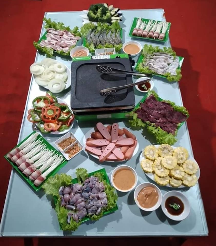 [HCM]Đá Nướng Thịt Núi Lửa Hình Vuông