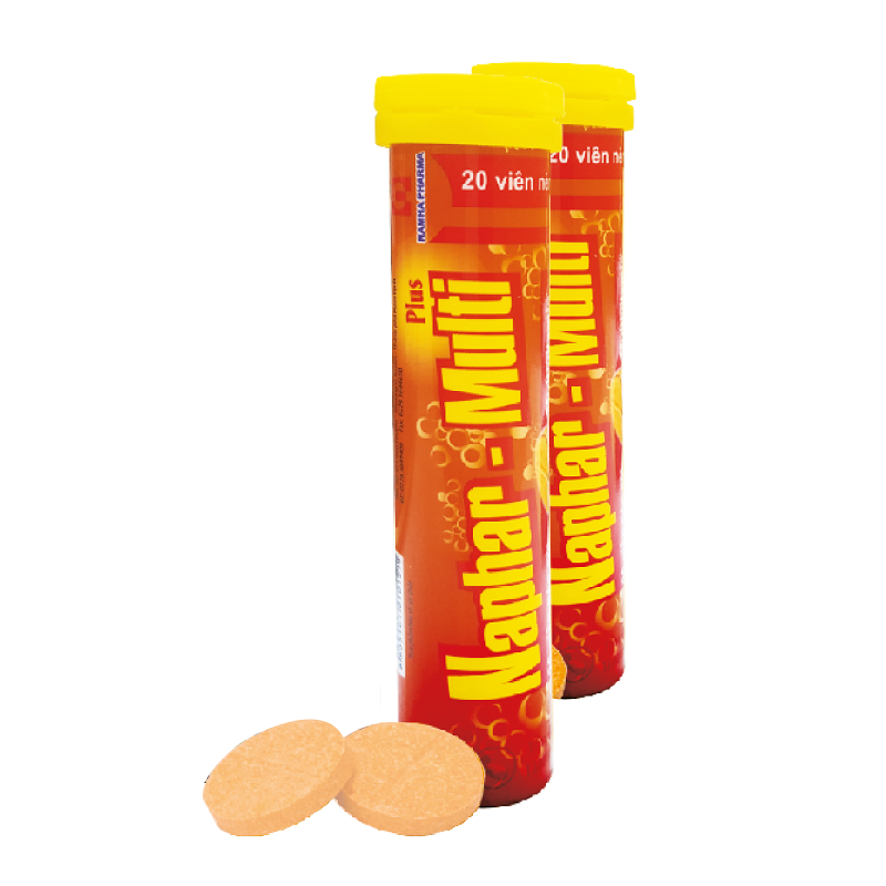 [Chính hãng] VIÊN SỦI NAPHAR - MULTI PLUS TUÝP 20 VIÊN