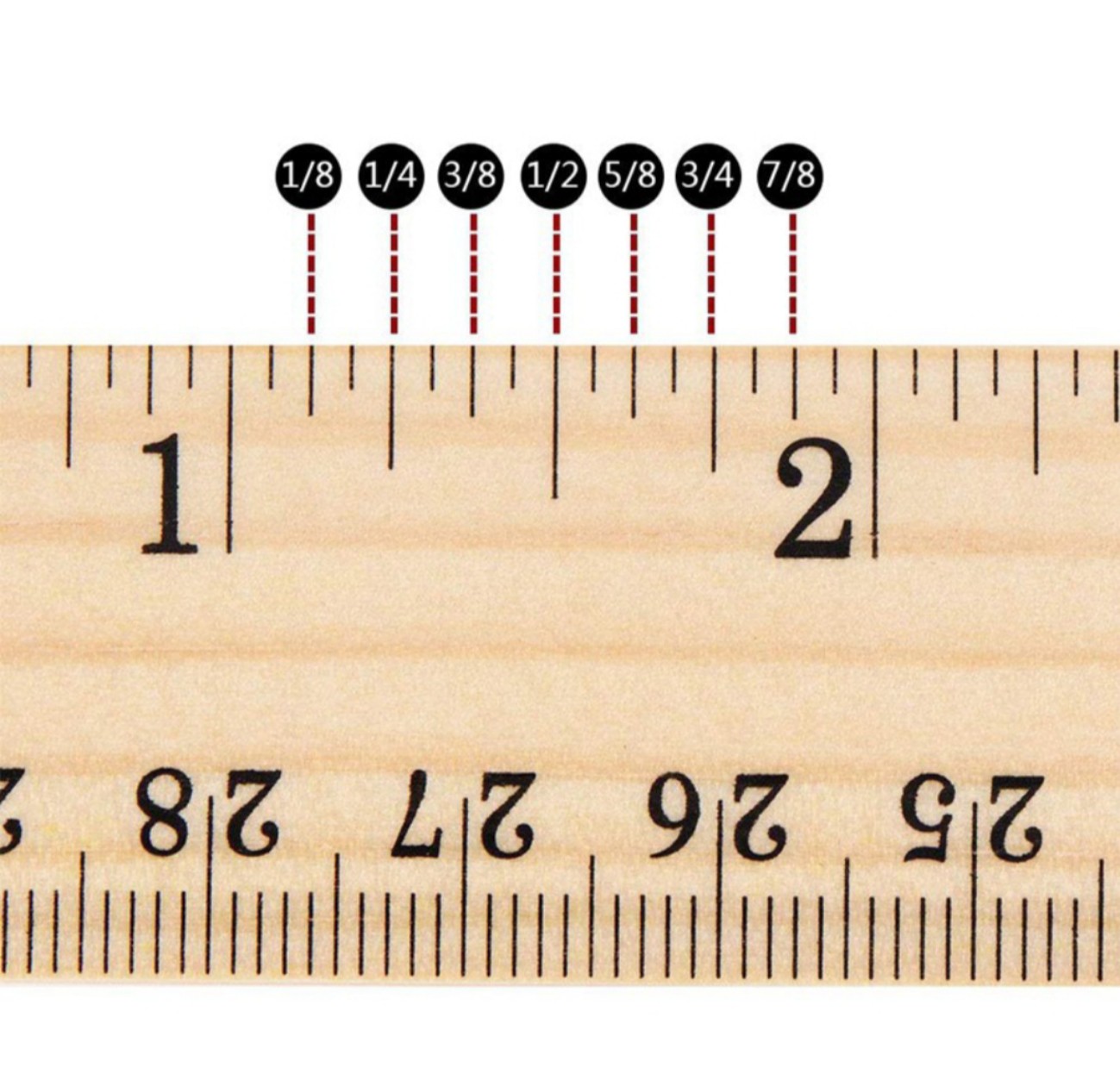 [HCM]Thước gỗ 30cm