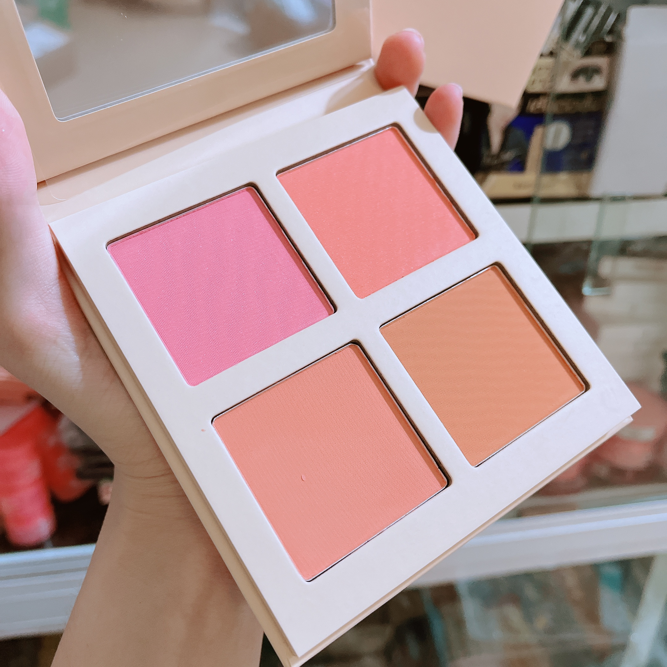 Bảng Má Moon Slice Beauty 4 ô Blushing Moon 21.9g [Chính Hãng]