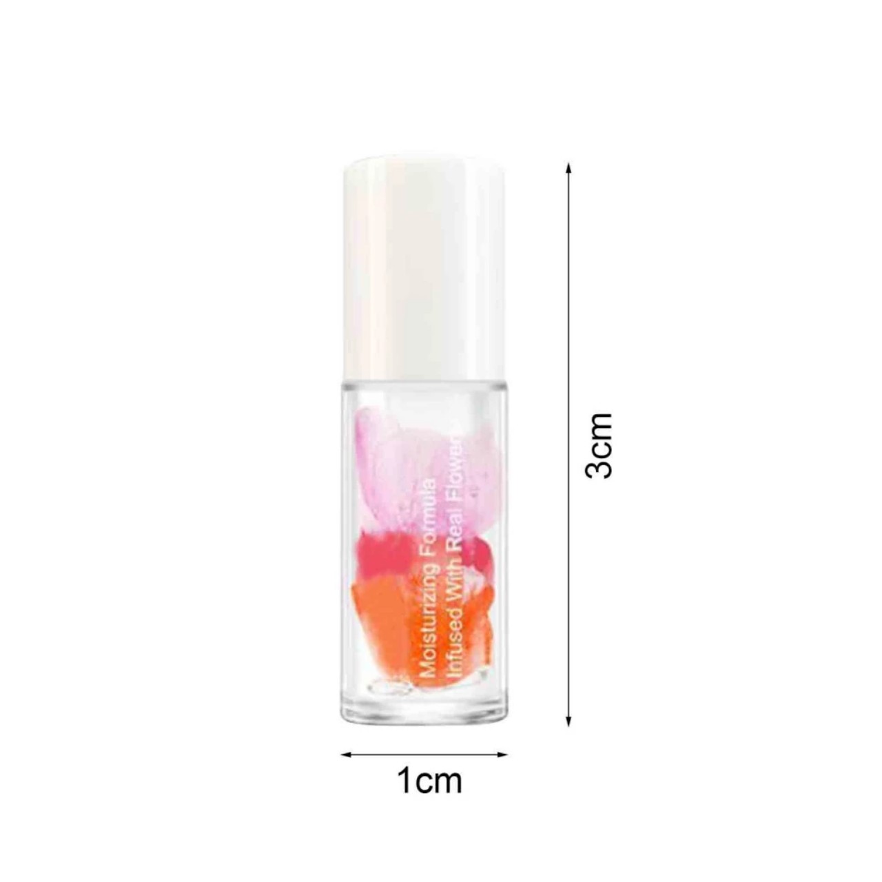 Rainbow design squishy lip gloss
