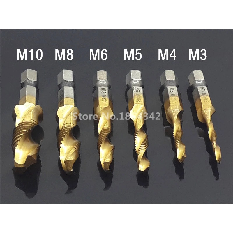 Mũi khoan taro zen gắn máy khoan từ M3 đến M10 - Có bán lẻ 1 mũi