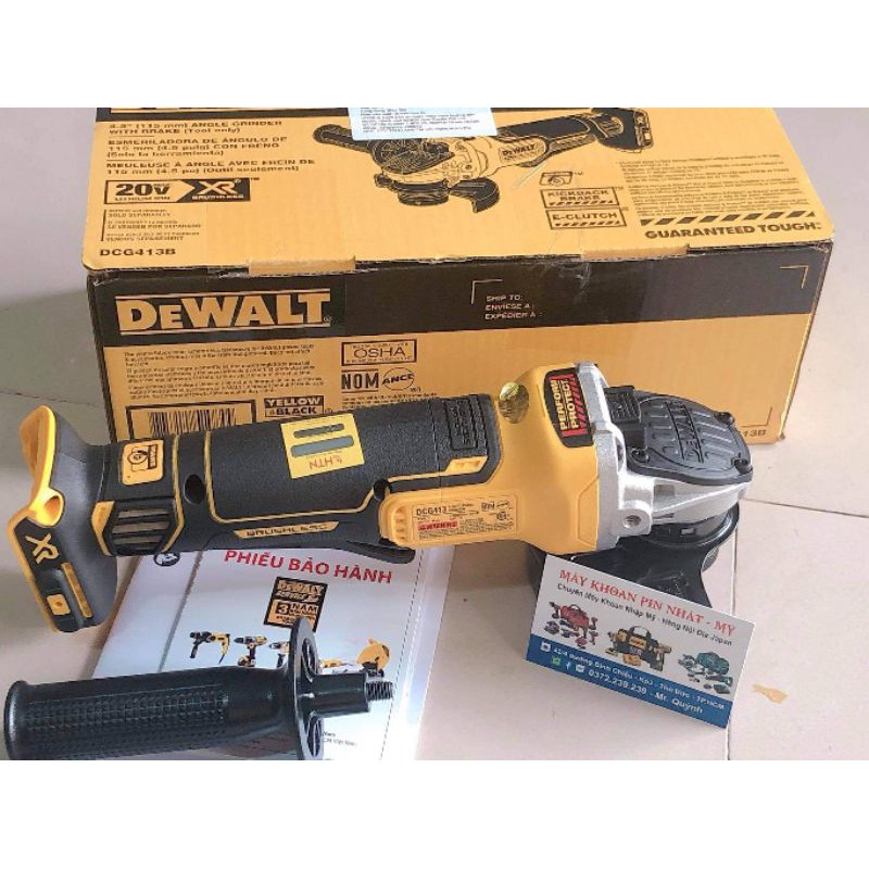 [HCM]Máy mài dung pin 20v Dewalt 413B