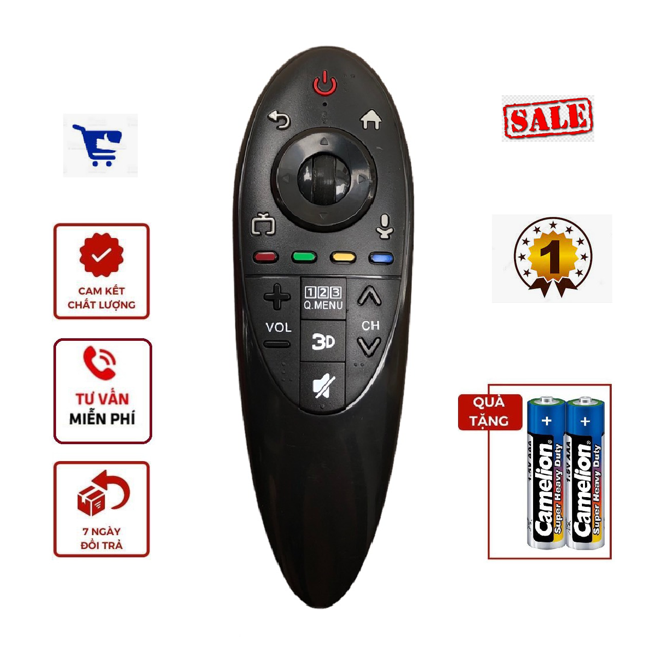 Điều khiển chuột bay tv lg an-mr500 thông minh 2014 - tặng kèm pin