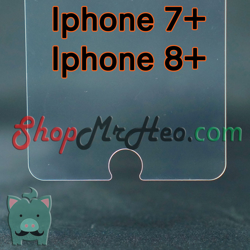 3 Cái Dán Kính Cường Lực Iphone 7 Plus - Iphone 7+ - IP7+ / Iphone 8 Plus - Iphone 8+ - IP8+