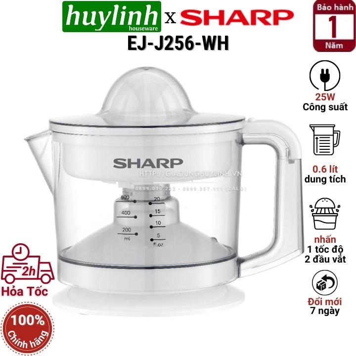 Máy vắt cam Sharp EJ-J256-WH - Công suất 25W - 2 đầu vắt