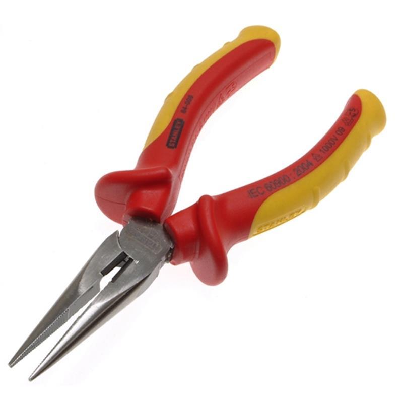 Kìm nhọn Stanley 84-006 18cm (Đỏ phối vàng)