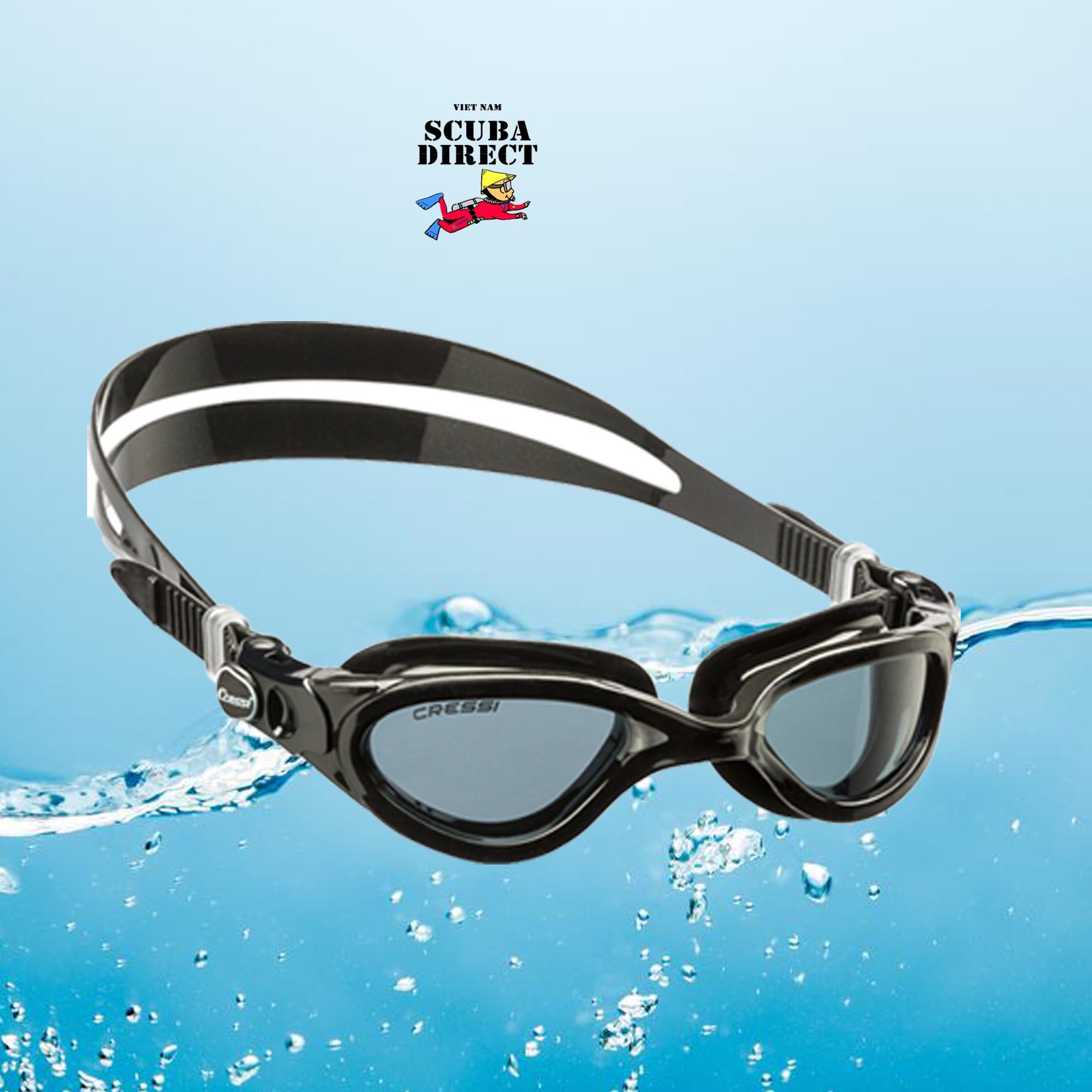 KÍNH BƠI CRESSI FLASH SWIMMING - GOGGLES MAN