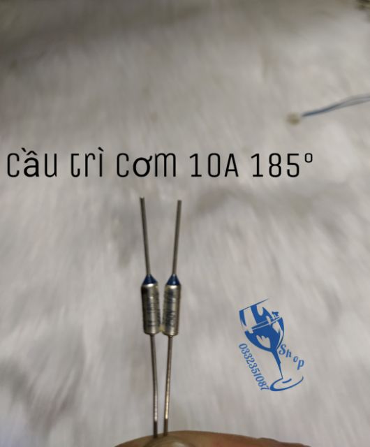 Combo 10 cầu chì - trở nồi cơm 250v 10A 185°c