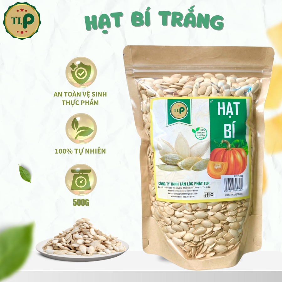 Tan Loc White Pumpkin Seeds Are Crispy and Fragrant, Seeds Favorite Snacks