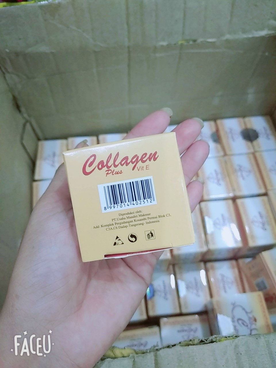 Kem ĐÊM collagen Plus vit E (KEM MÀU TRẮNG).