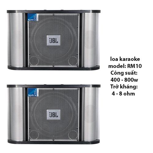 Loa nằm karaoke gia đình RM - 10