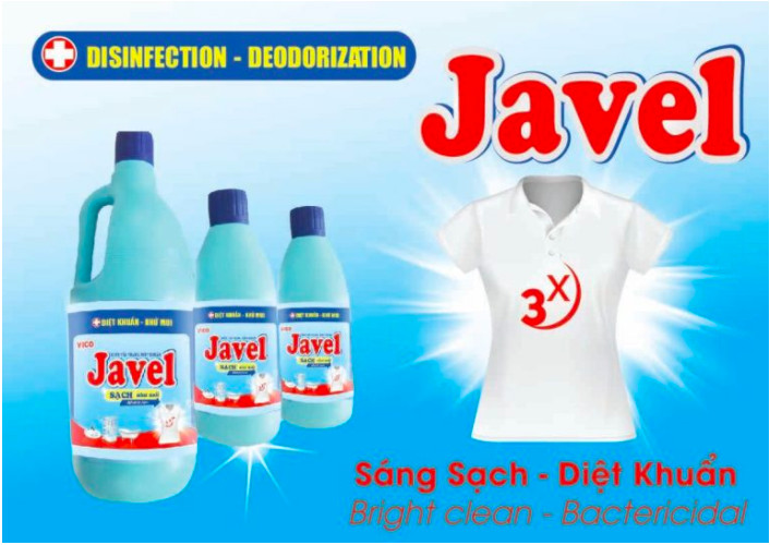 NƯỚC TẨY TRẮNG JAVEL 300ml TẨY TRẮNG CẤP TỐC