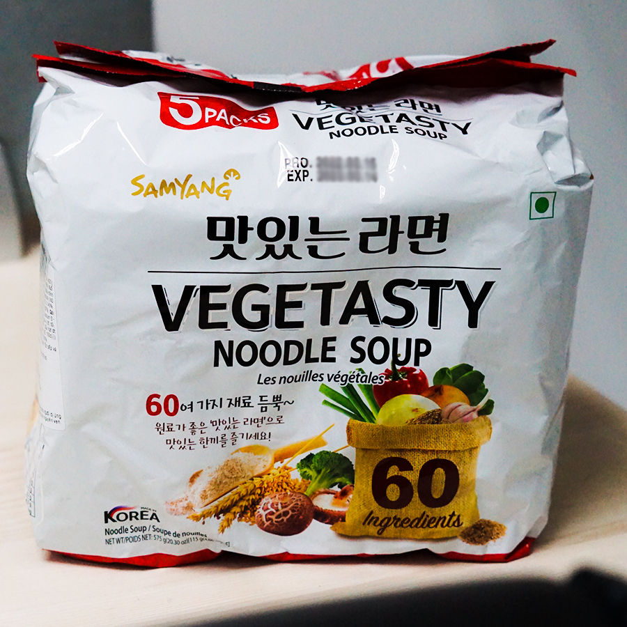 Mì rau cải Samyang, mì ăn liền Hàn Quốc