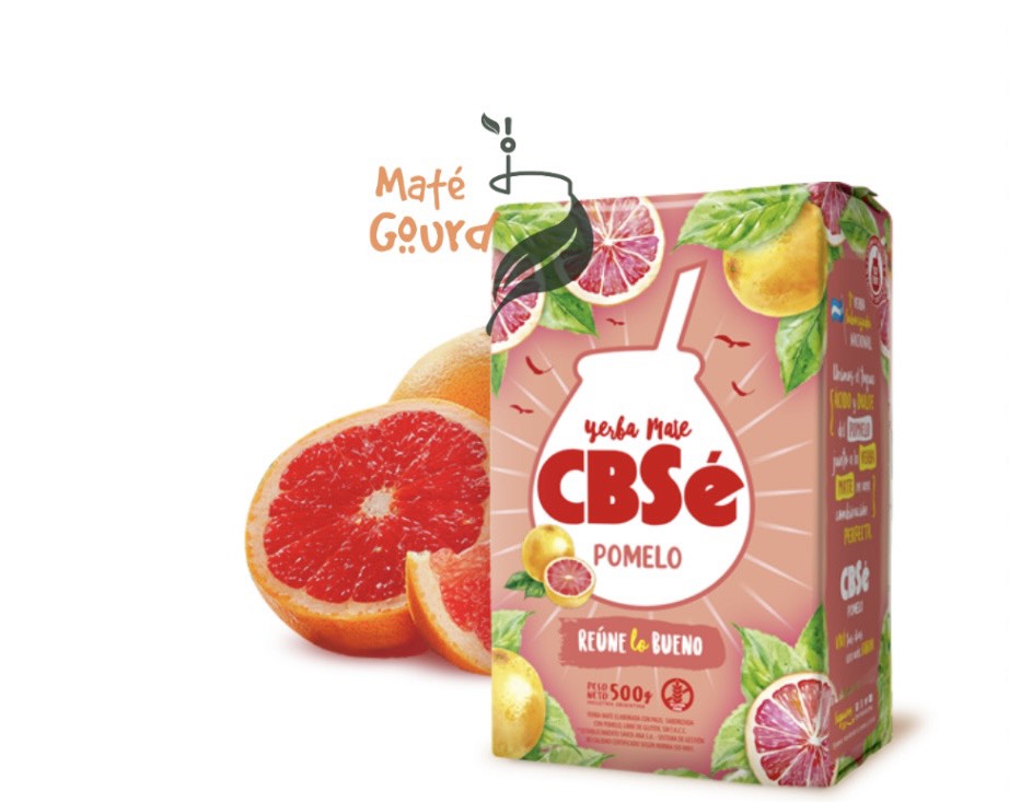 Yerba tea maté CBSE Pomelo 500gr🍐Gift of filter bag + tea clip