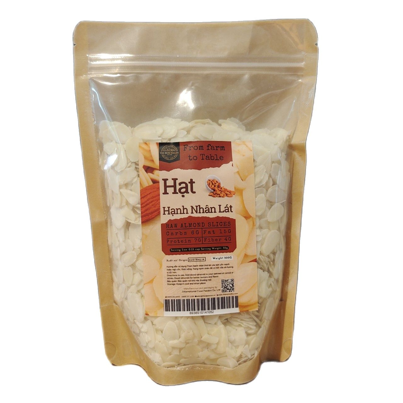 [HCM]Hạnh nhân lát - Sliced Almonds The Nuts Valley