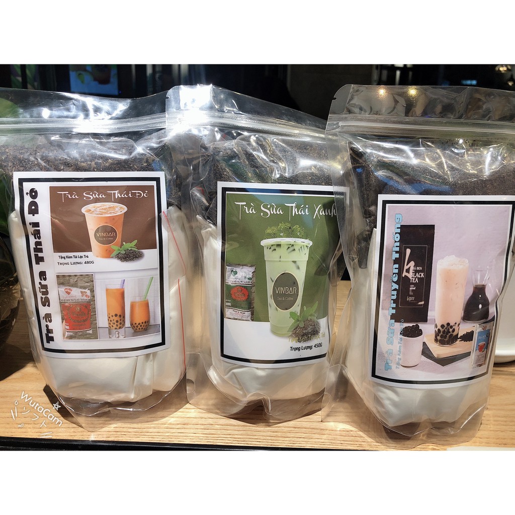 [HCM]TRÀ SỮA TRUYỀN THỐNG BỘT KEM BÉO ( set nấu 10 chai )[tặng trân châu]