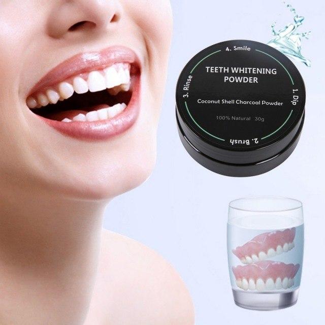 Bột tẩy trắng răng than tre hoạt tính