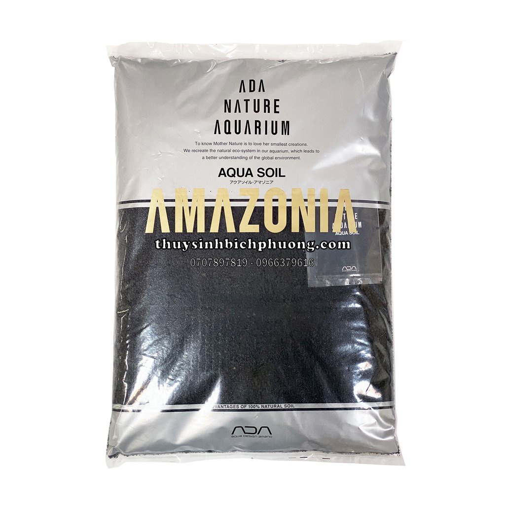 1 lít ada amazonia ver.1 chữ vàng phân nền hàng giới hạn - đất nền nuôi tép trồng cây thủy sinh